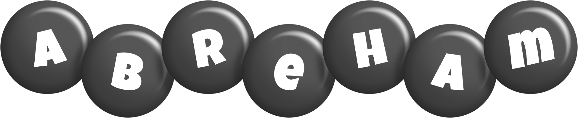 Abreham candy-black logo