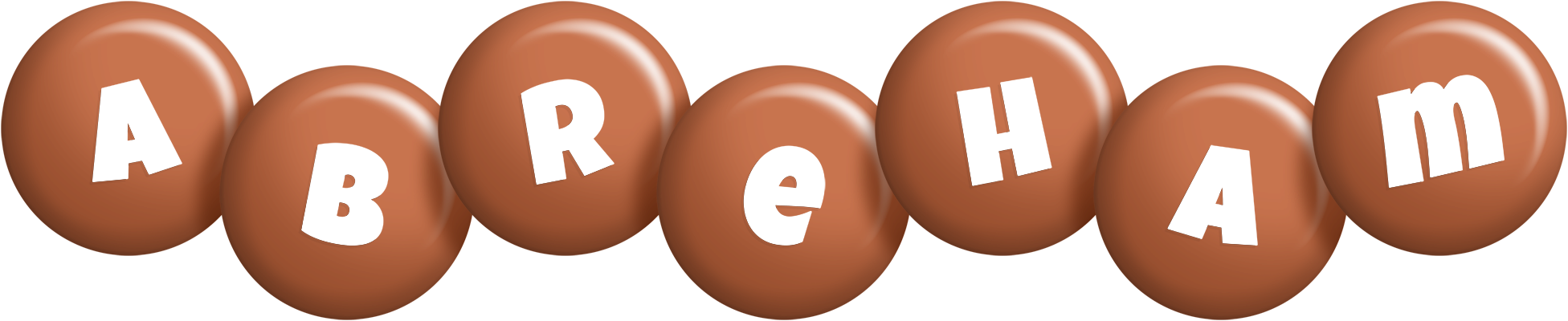 Abreham candy-brown logo