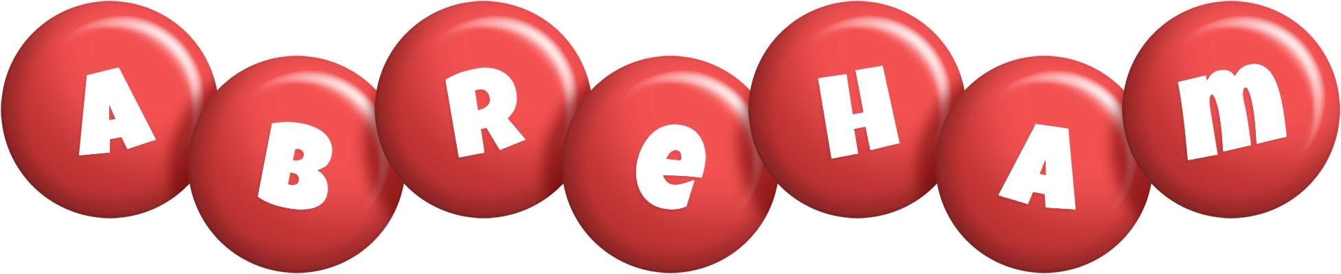 Abreham candy-red logo