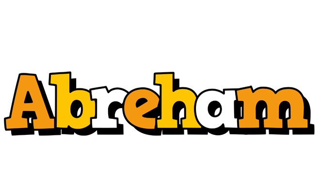 Abreham cartoon logo