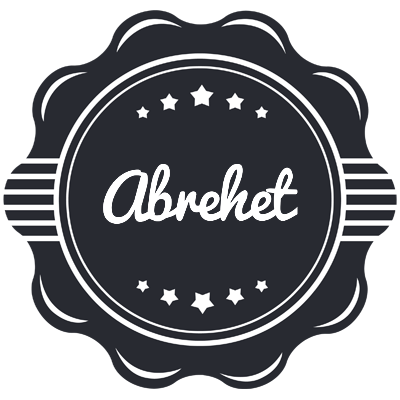 Abrehet badge logo
