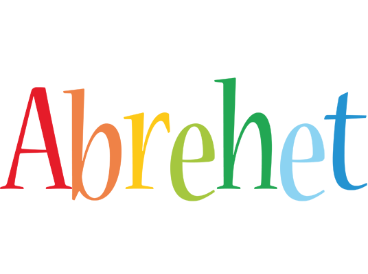 Abrehet birthday logo