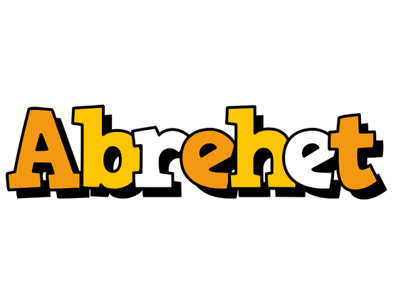 Abrehet cartoon logo