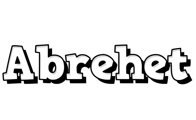 Abrehet snowing logo