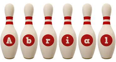 Abrial bowling-pin logo