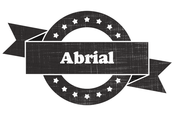 Abrial grunge logo