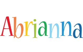 Abrianna birthday logo