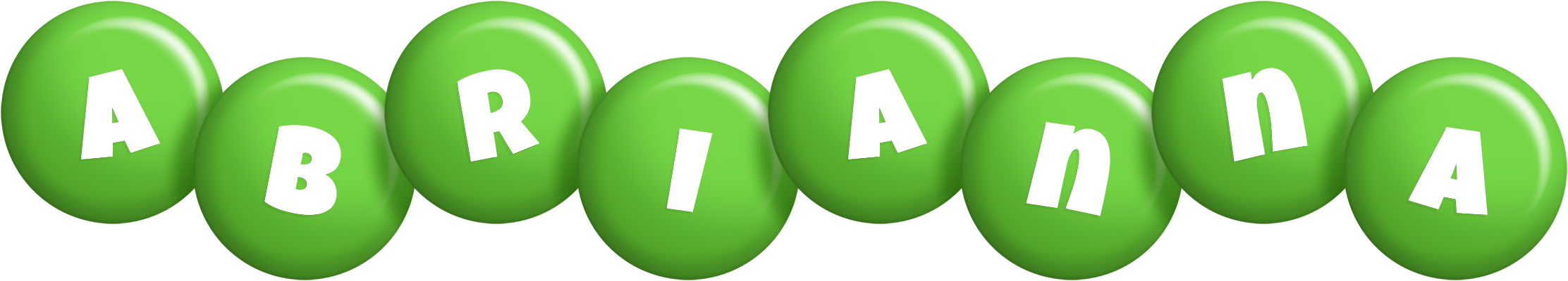 Abrianna candy-green logo