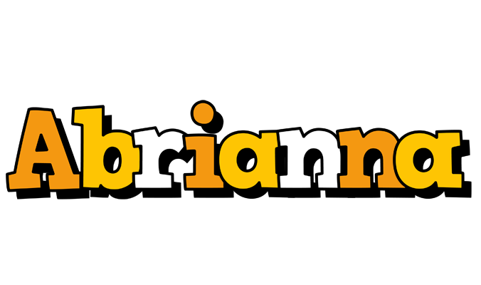 Abrianna cartoon logo