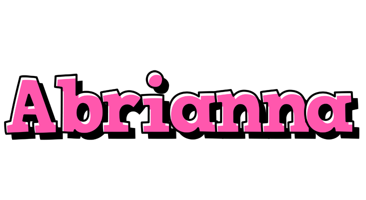Abrianna girlish logo