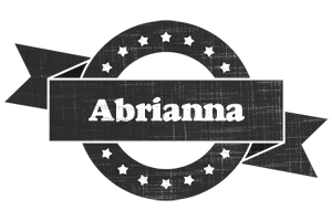 Abrianna grunge logo