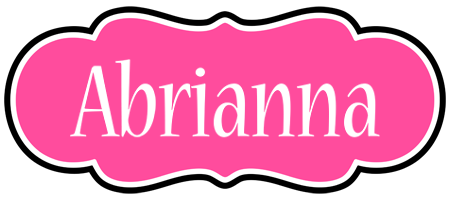 Abrianna invitation logo