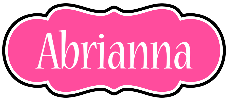 Abrianna invitation logo