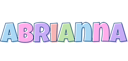 Abrianna pastel logo