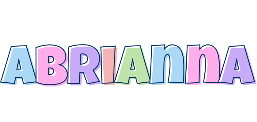 Abrianna pastel logo