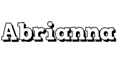 Abrianna snowing logo