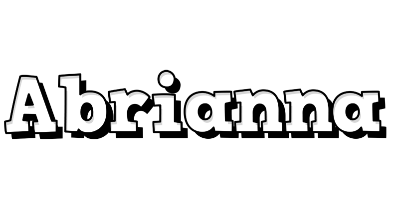 Abrianna snowing logo
