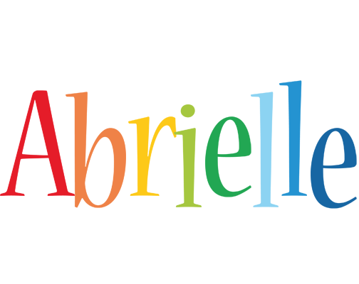 Abrielle birthday logo