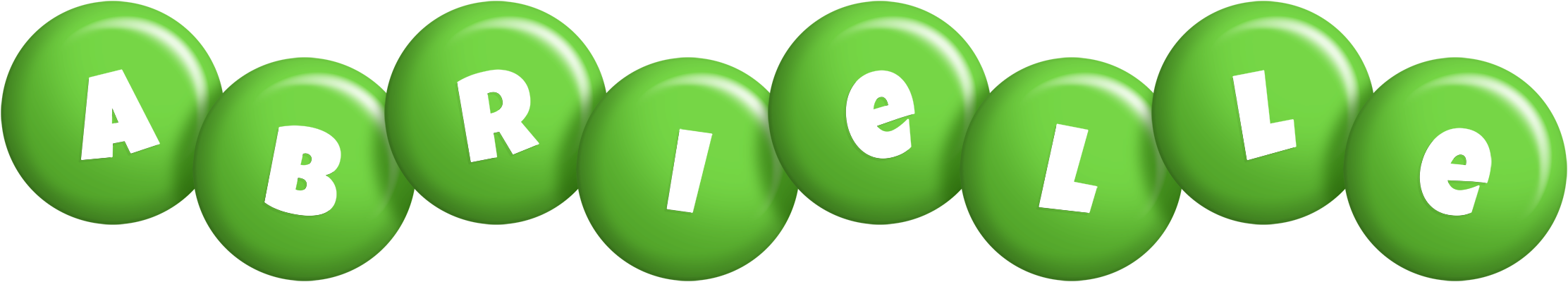 Abrielle candy-green logo