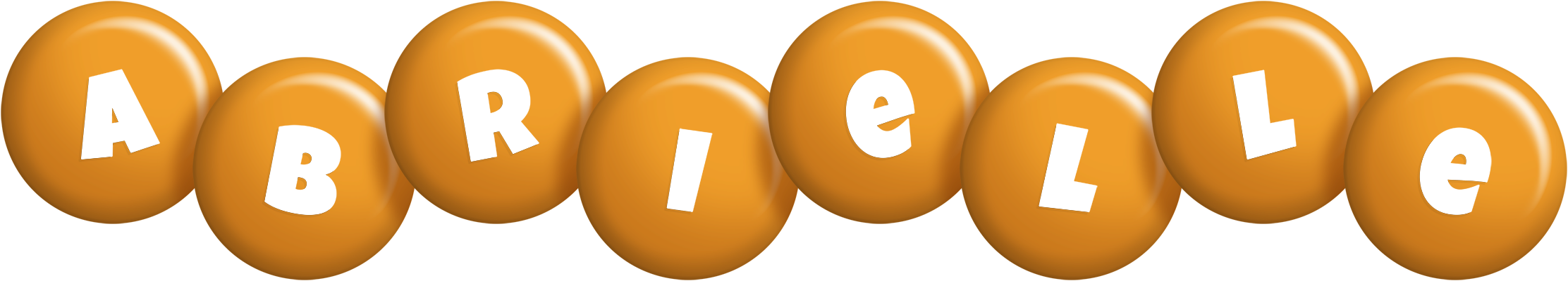 Abrielle candy-orange logo