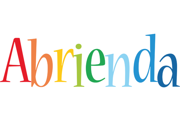 Abrienda birthday logo