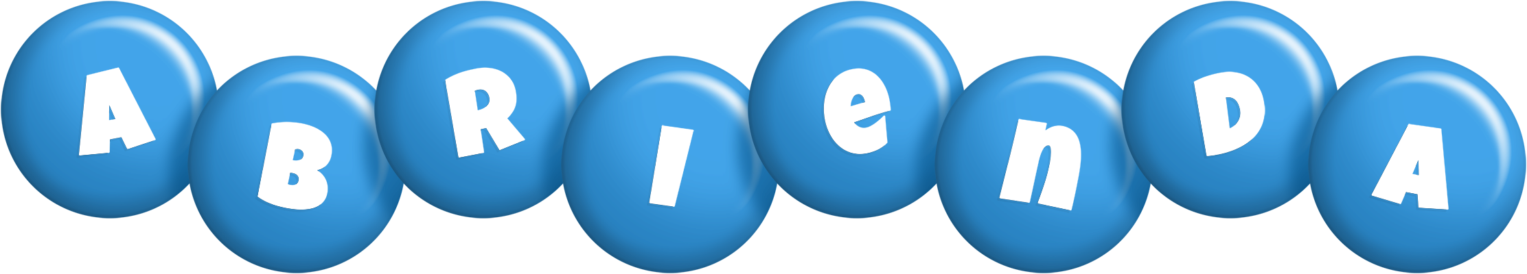 Abrienda candy-blue logo