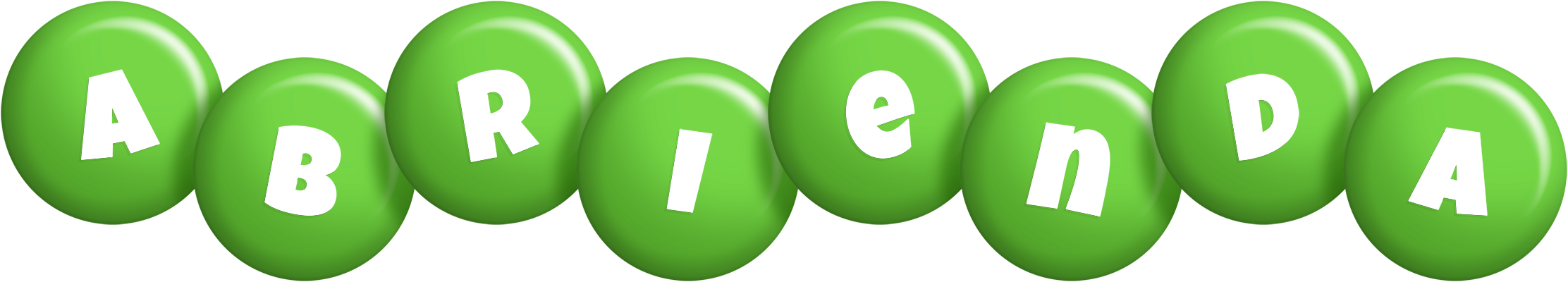 Abrienda candy-green logo