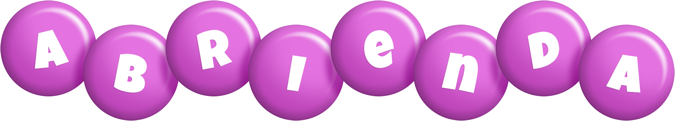 Abrienda candy-purple logo
