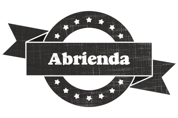 Abrienda grunge logo