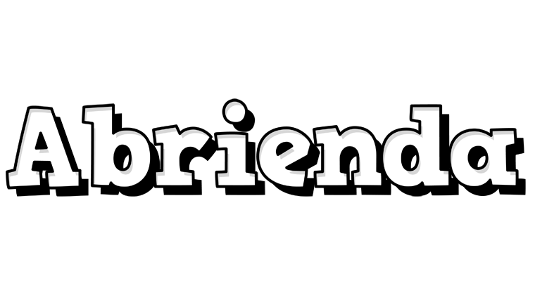 Abrienda snowing logo
