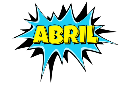 Abril amazing logo