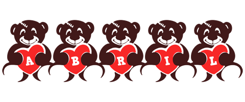 Abril bear logo