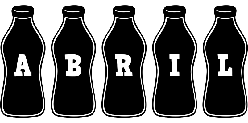 Abril bottle logo