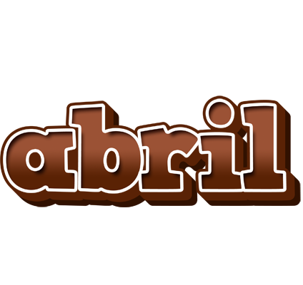 Abril brownie logo
