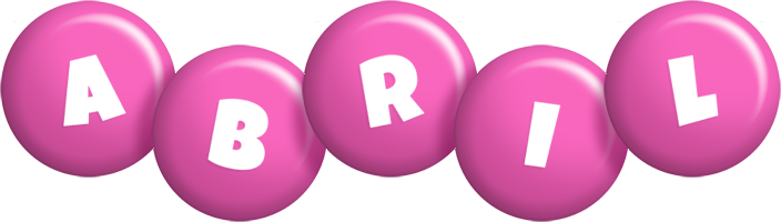 Abril candy-pink logo