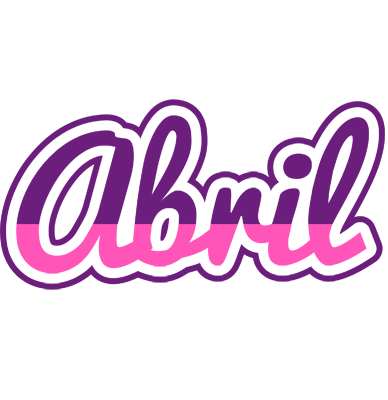 Abril cheerful logo