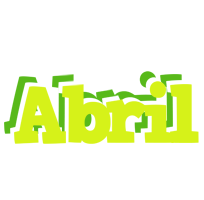 Abril citrus logo