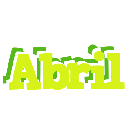 Abril citrus logo