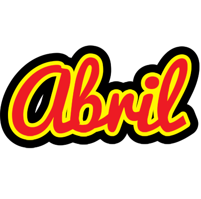 Abril fireman logo