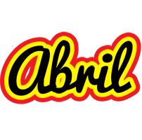 Abril flaming logo