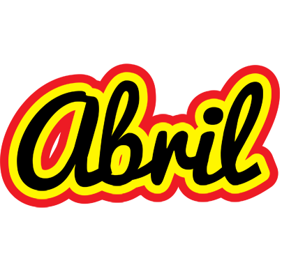 Abril flaming logo