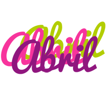 Abril flowers logo