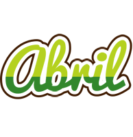 Abril golfing logo