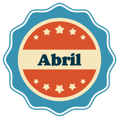 Abril labels logo