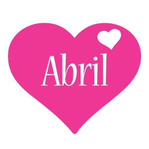 Abril love-heart logo