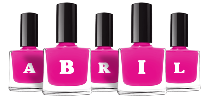 Abril nails logo