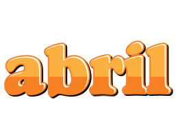 Abril orange logo