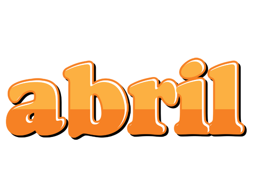 Abril orange logo