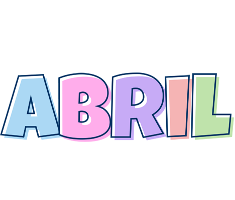 Abril pastel logo