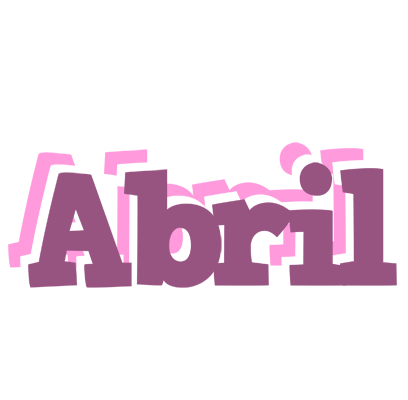 Abril relaxing logo